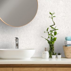 grey stone effect bathroom wall panels