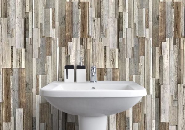 wood effect bathroom wall panels