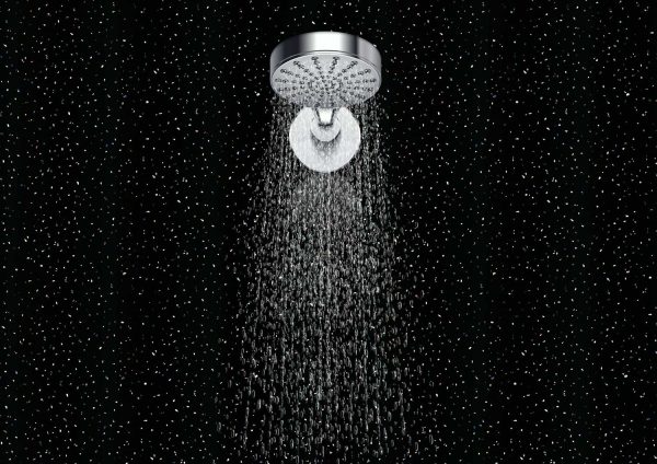 black sparkle effect shower wall panels