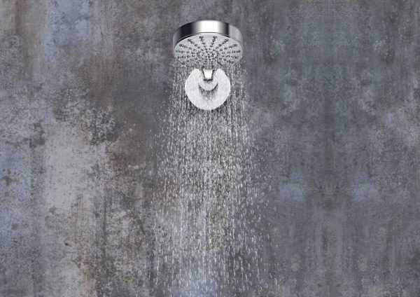 dark bronze concrete effect shower wall panels