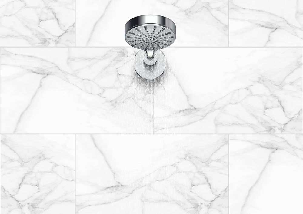 Marble-effect Shower Wall Panels